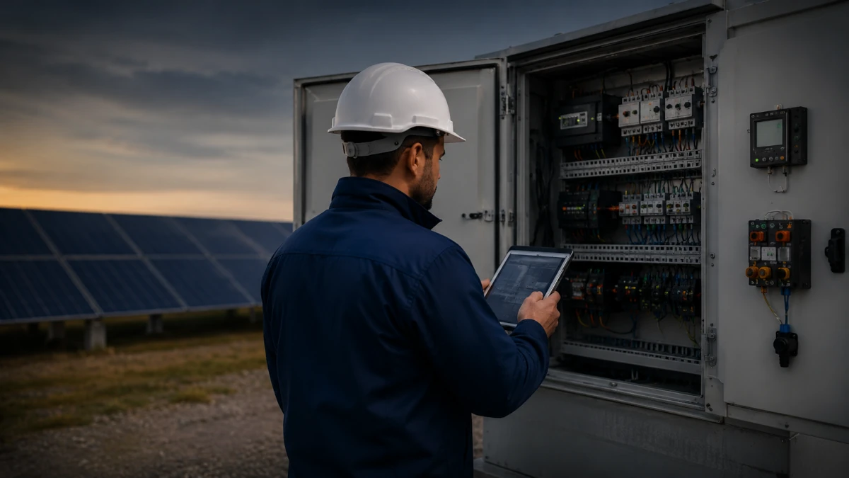 Ilustracija stručnog pregleda elektroenergetskog sustava