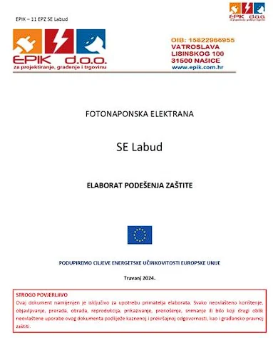 Projektna dokumentacija: Mrežni elaborati — LABUD